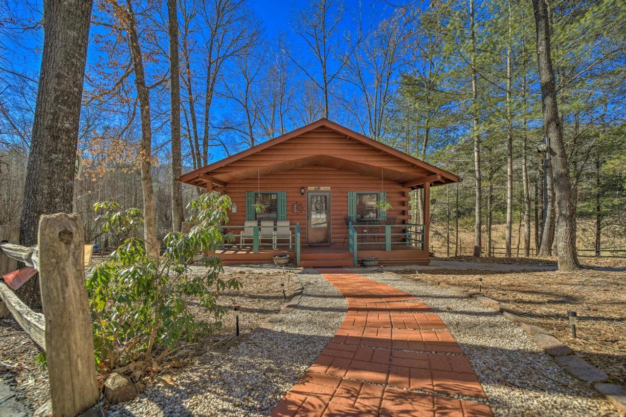 Franklin Cabin With Porch Near Hiking And Waterfalls! Ngoại thất bức ảnh